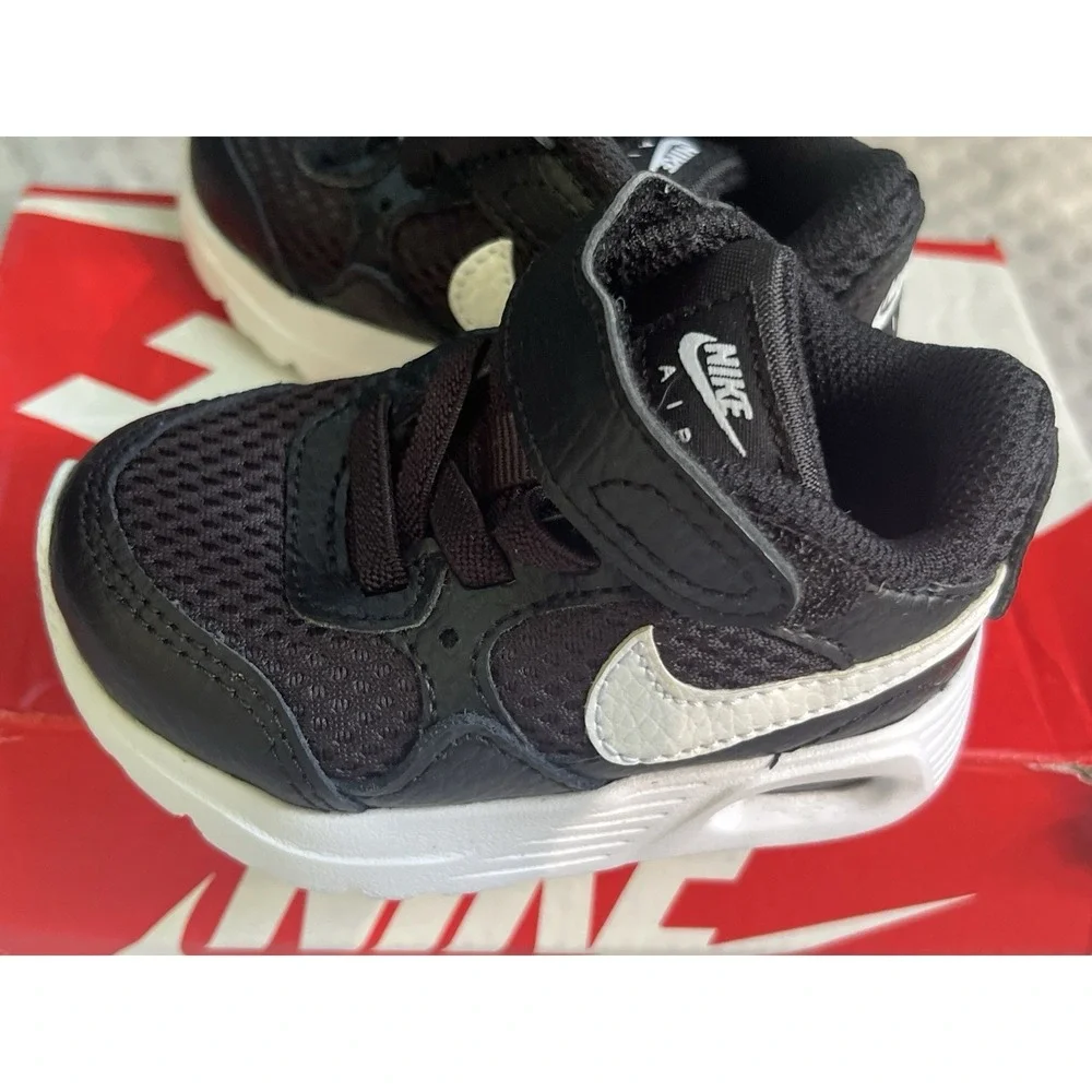 Nike CZ5361-002 Toddler Shoes Size 8C Balck‎ White